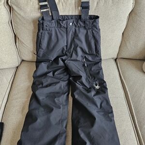 Spyder Black Kids Overalls